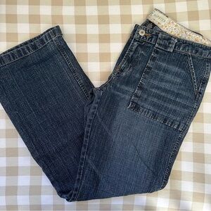 Arizona Jean Co Hipster Women’s Size 9 Dark Blue Denim Flare Jeans